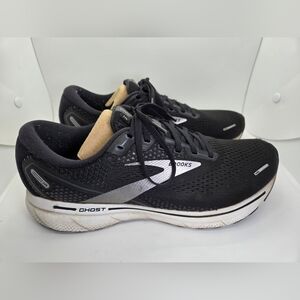 Brooks Ghost 14 Shoes Mens 11 D Black Running Athletic Distance Workout Sneakers